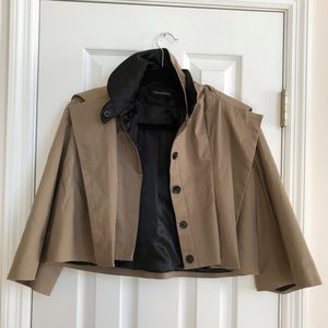 Designer Nanushka Shrug - Cropped Trench Jacket Sm